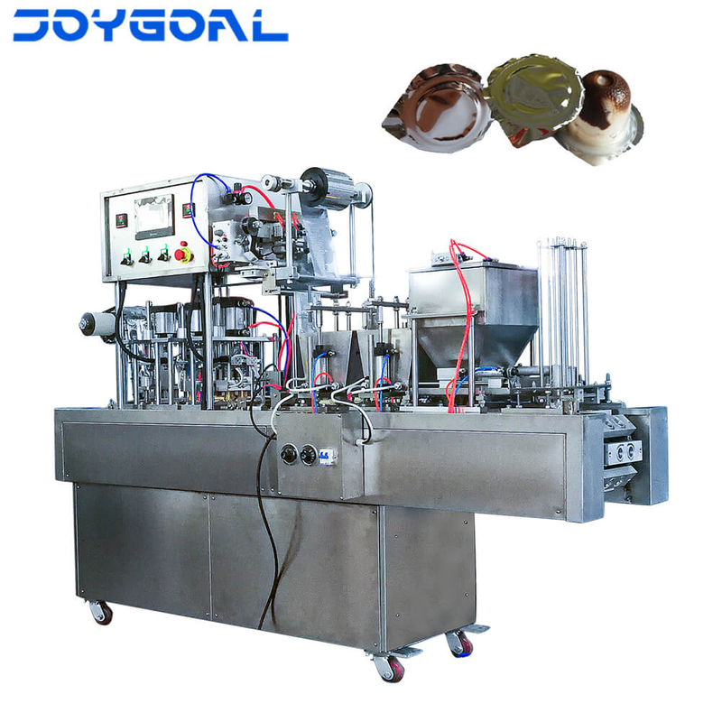 BHJ-2 Automatic Chocolate Butter Cookies Solid Semi-liquid Semi-solid Cup Filling and Sealing Machine