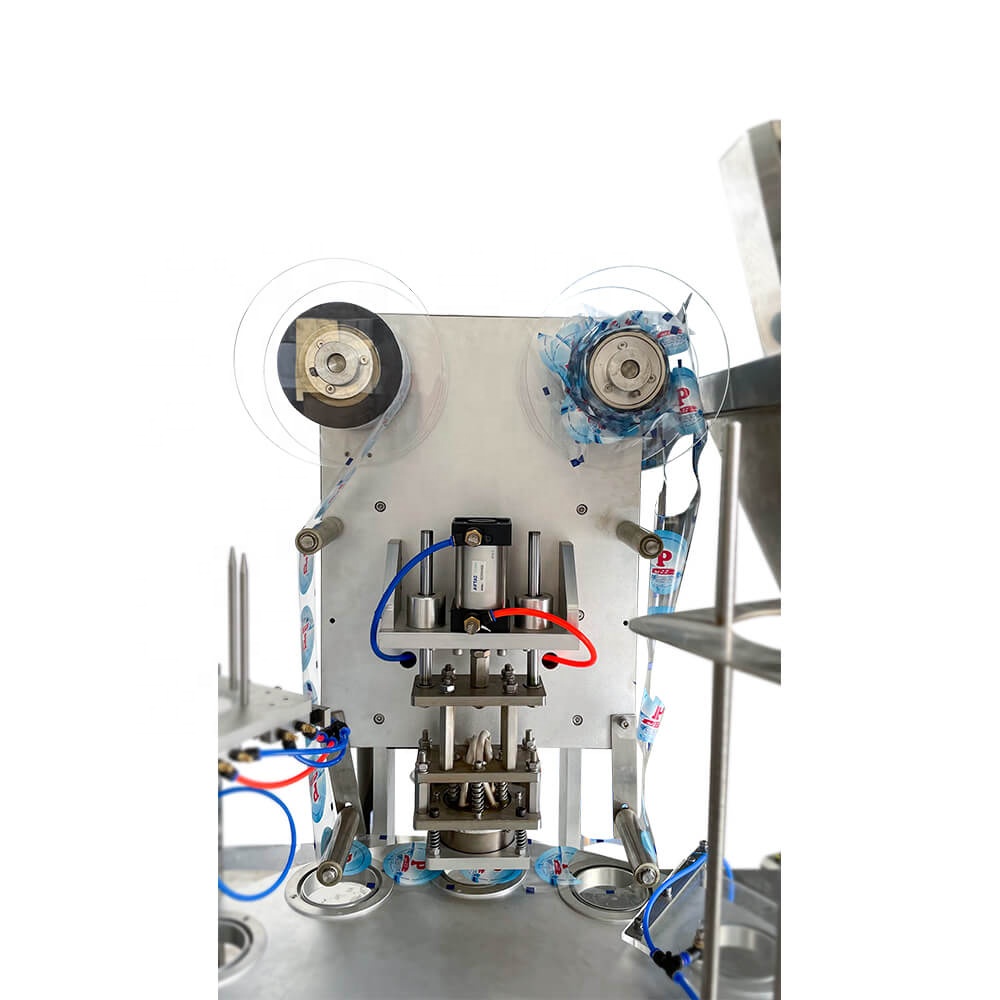 BHZ-1 automatic lifter weighing pan cup filling and sealing machine for cooking salt