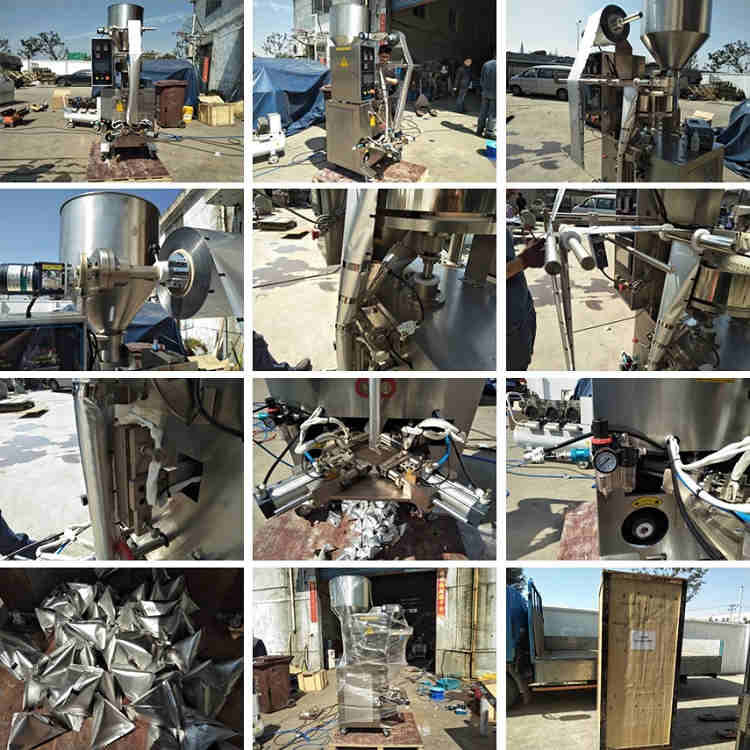 photos of GT-3 AUTOMATIC TRIANGLE BAG PACKING MACHINE FOR SNACK