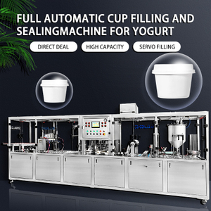 Automatic Yogurt Pudding Ice Cream Water Jelly Cup Filling Sealing Machine Yogurt Packaging Machine