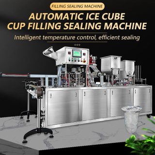 Automatic Ice Cube Water Juice Ice Cream Cup Filling Sealing Machine Price