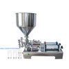 Semi-automatic double heads bottle liquid filling machine packing and filling machine