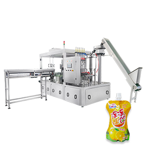 fully automatic spout pouch filling machine Passion fruit fermentation liquid spout pouch filling and capping machine