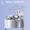 Pharmaceutical Injection Vial Filling Machine Automatic Vial Filling Plugging And Sealing Machine for 7-100ml Aseptic Vial