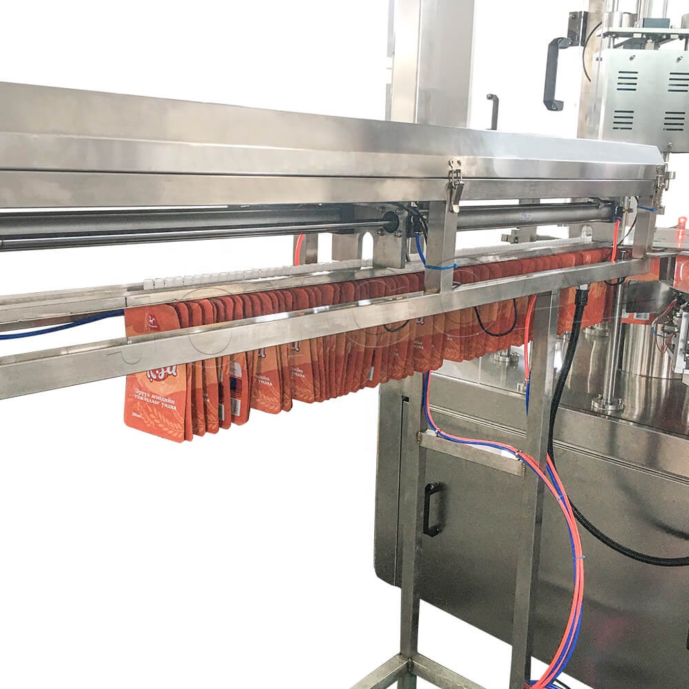 ZLD-2A 2 heads A series jelly beverage drinks detergent cooking oil filling packing machine with stand pouch doy pack machinery