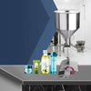 A02 peristaltic pump pneumatic manual oral liquid filling machine