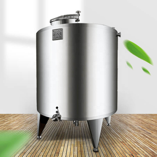 Honey chemical liquid alcohol stainless steel single-layer storage tank horizontal distilled water storage tank