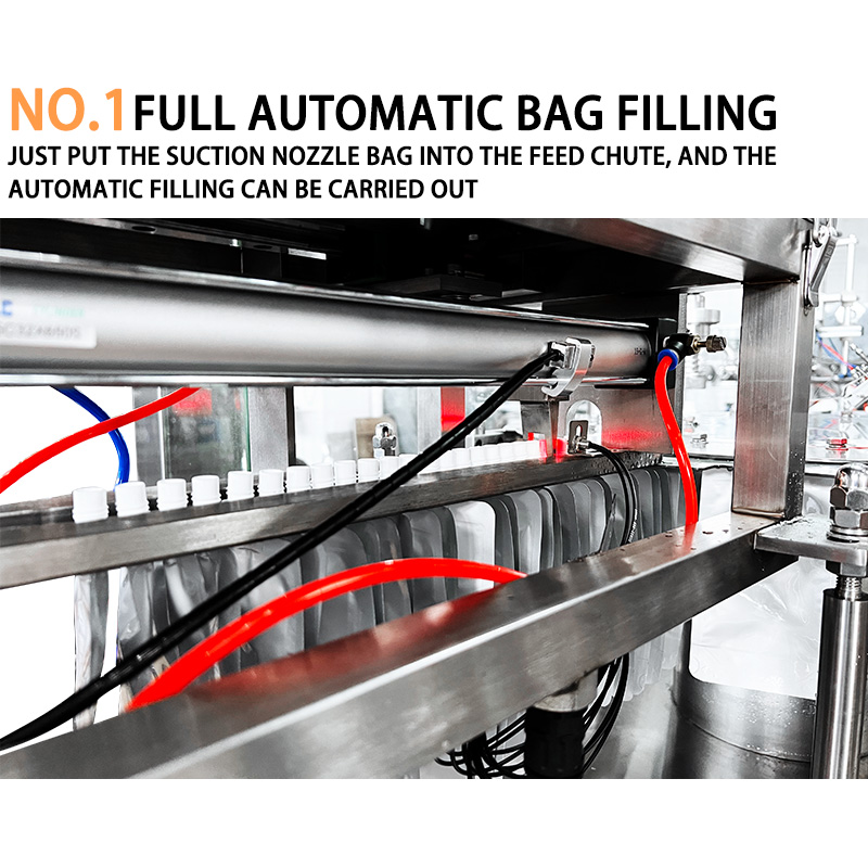 Jelly Doypack Beverage Spout Pouch Filling Capping Machine