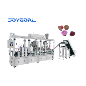 KFP-2 automatic nespresso coffee capsule filling and sealing machine and Vibration plate of hoist and flavour adding