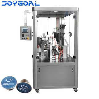 Rotary Automatic KFZ-1 Aluminum Nespresso Coffee Capsule Filling And Sealing Machine