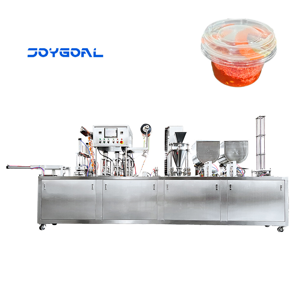 Sealing equipment for boxed chilli sauce | Automatic sealing machine for boxed chilli sauce
