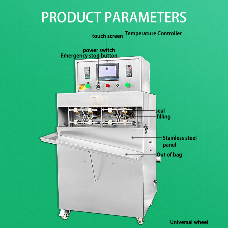 Automatic Egg Tofu Forming Bag Filling And Sealing Machine