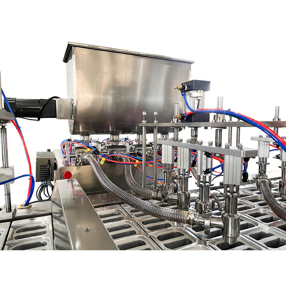 BHP-4 automatic rotary cup filling and sealing machine for cat food