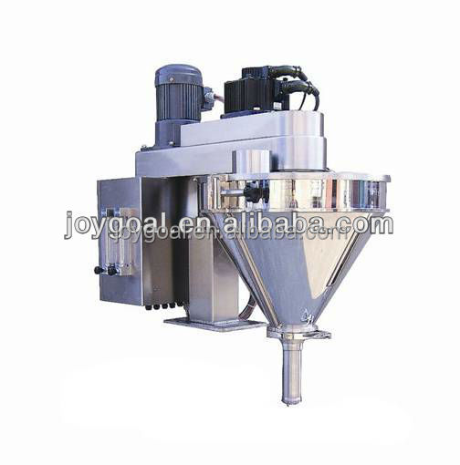 Automatic rotary stand up pouch bag filling and sealing packing machine for powder