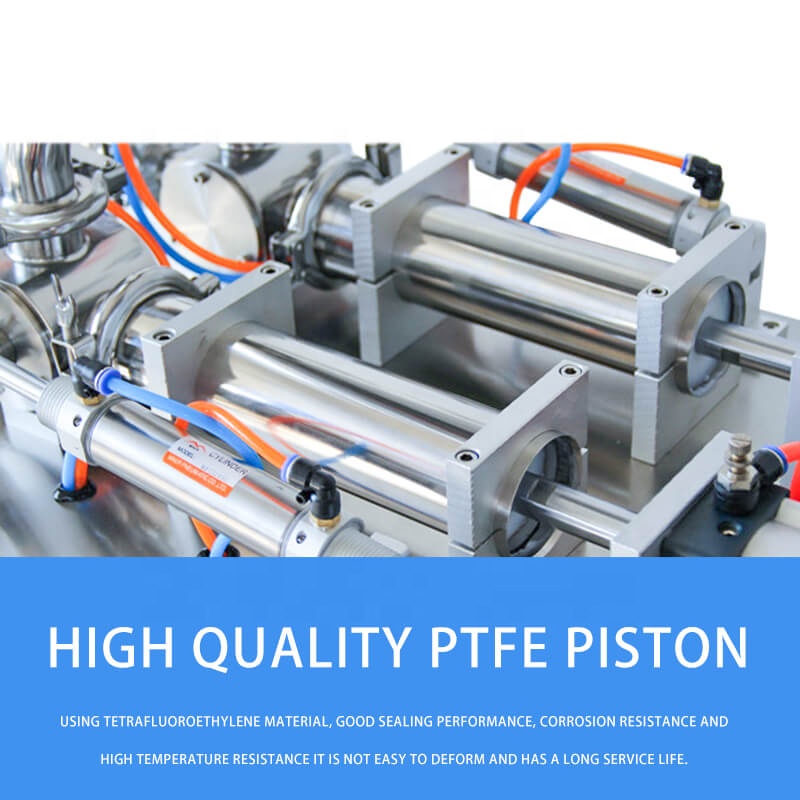 Semi-automatic double heads bottle liquid filling machine packing and filling machine