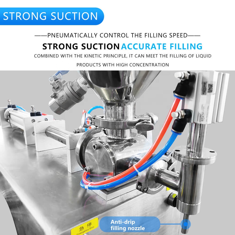 High viscosity Heating Stirring Paste Tomato Chilli Sauce Soap Filler Heating Filling Machine With Mixing Hopper