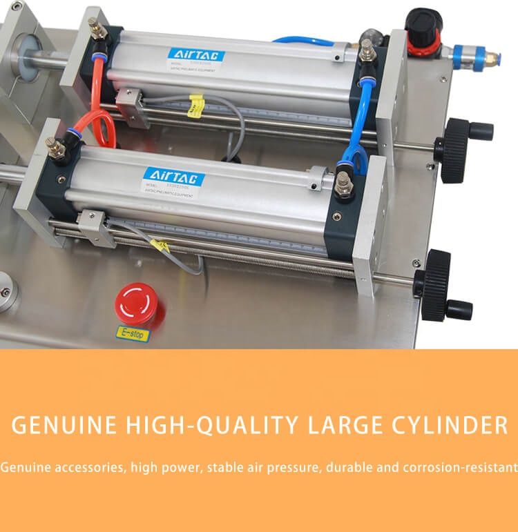 Semi automatic double head water bottle filling machine liquid 50ml