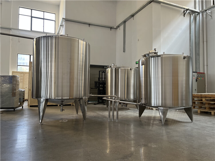 Honey chemical liquid alcohol stainless steel single-layer storage tank horizontal distilled water storage tank