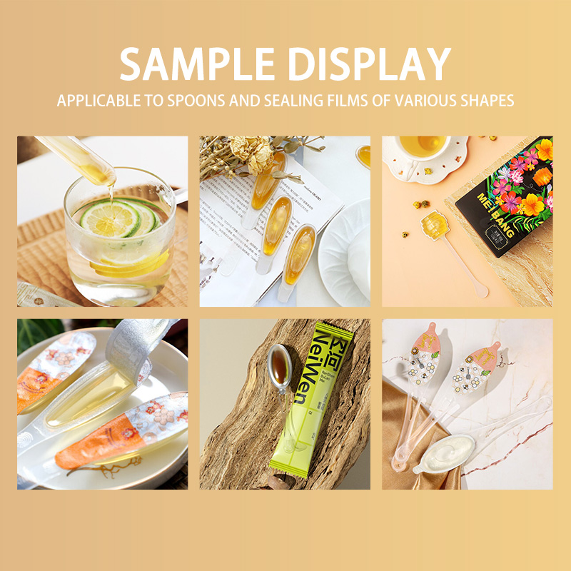 Popular Disposable Plastic Honey Spoon Automatic Filling Sealing Machine