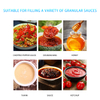 Semi-automatic Double Head Tomato Paste Heating and Stirring Filling Machine