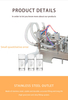 Semi automatic double head water bottle filling machine liquid 50ml