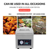 DZ-260 small vircia vacuum sea cucumber fish sardine shrimp big bag packing sealer machine
