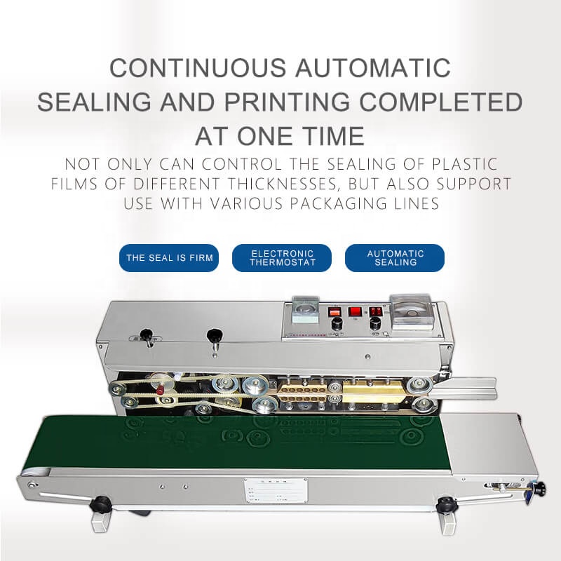 JOYGOAL Automatic Film Sealing Sealer Machine Continuous Band Sealer Plastic Bag Package Machine