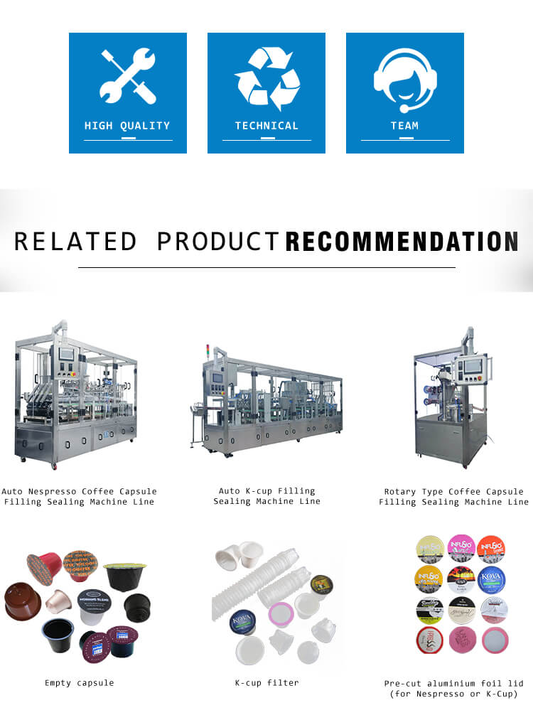 01KFP-2 Automatic Nespresso coffee capsule filling and sealing machine1