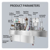 Communion Cup Grape Juice Filling Sealing Machine Full Automatic Plastic Packaging Machine