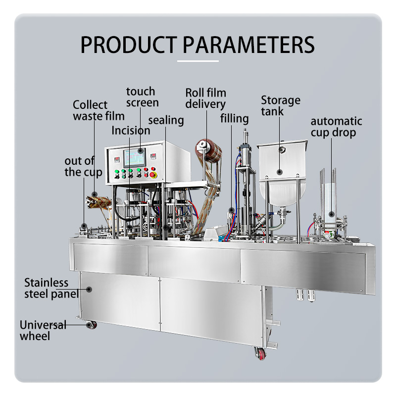 Communion Cup Grape Juice Filling Sealing Machine Full Automatic Plastic Packaging Machine