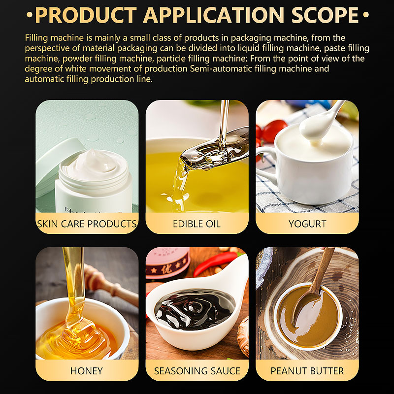 High Quality Factory Price Vertical Honey,gel, Small Quantitative Filling Cream Liquid Machines 0.4-0.6mpa Foot Pedal 8000BPH