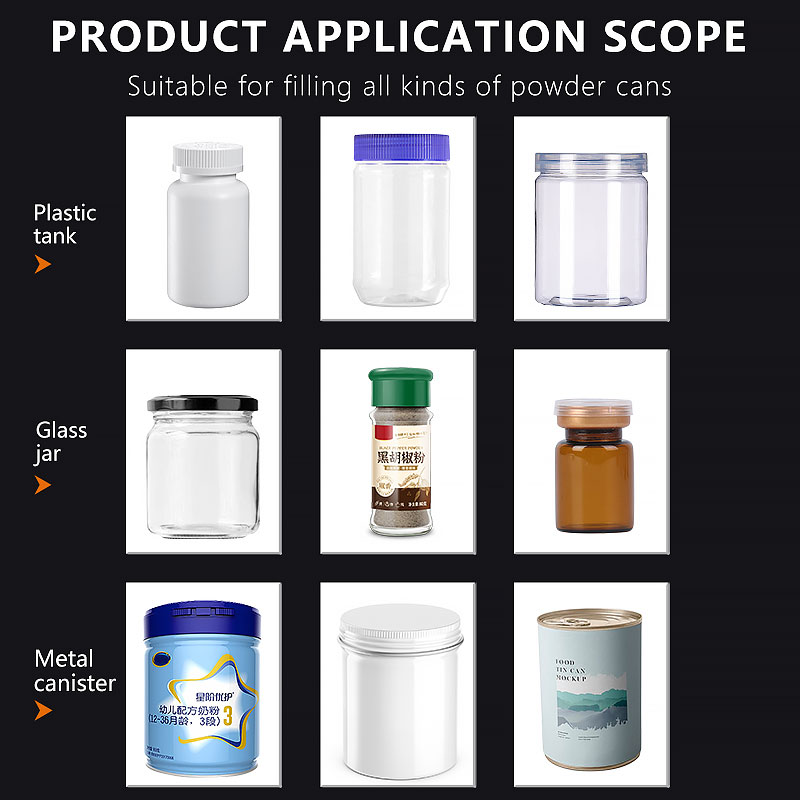 Automatic Spice Pepper Powder Bottle Filling Packaging Machine