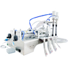 Semi Automatic 2/4/6 Nozzle Standing Spout Pouch Filling Capping Machine for Juice Milk Drinking Water Doypack Filling Machine