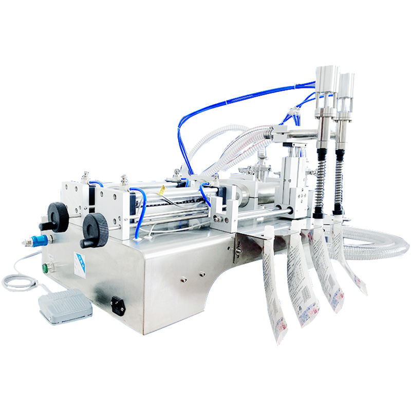 Semi Automatic 2/4/6 Nozzle Standing Spout Pouch Filling Capping Machine for Juice Milk Drinking Water Doypack Filling Machine