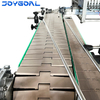 Factory bottle transfer conveyor belt system bottle slat conveying belt