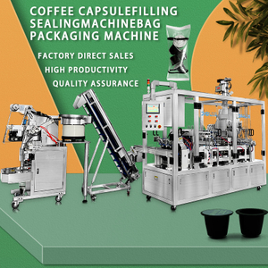 entrance coffee capsule filling sealing machine Nespresso K cup packing machine 