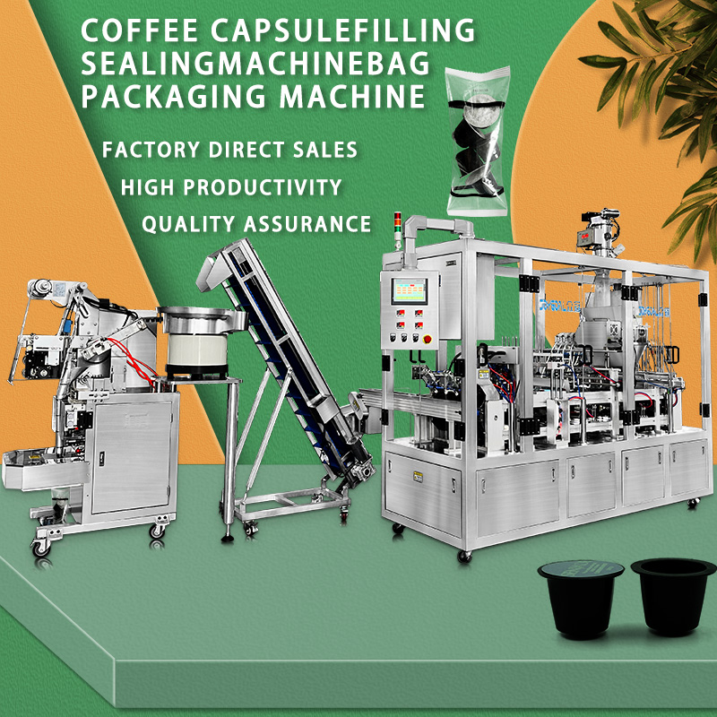 entrance coffee capsule filling sealing machine Nespresso K cup packing machine 