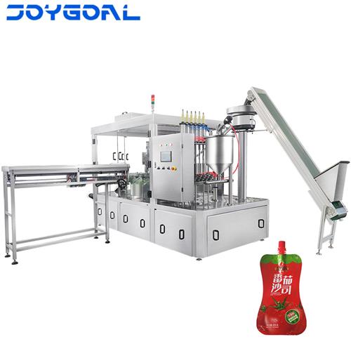 The bagged sauce filling machine is an efficient and high-precision automated packaging equipment