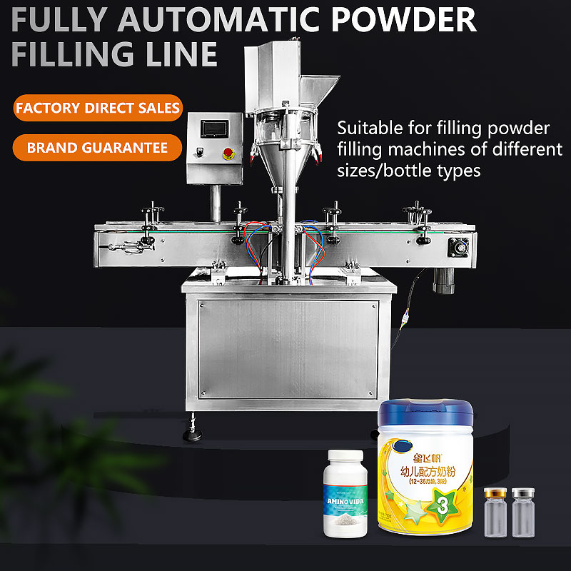 Automatic Spice Pepper Powder Bottle Filling Packaging Machine