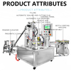 Automatic Jam Honey Powder Yogurt Sauce Jelly Filler Packaging Sealing Rotary Cup Filling Machine
