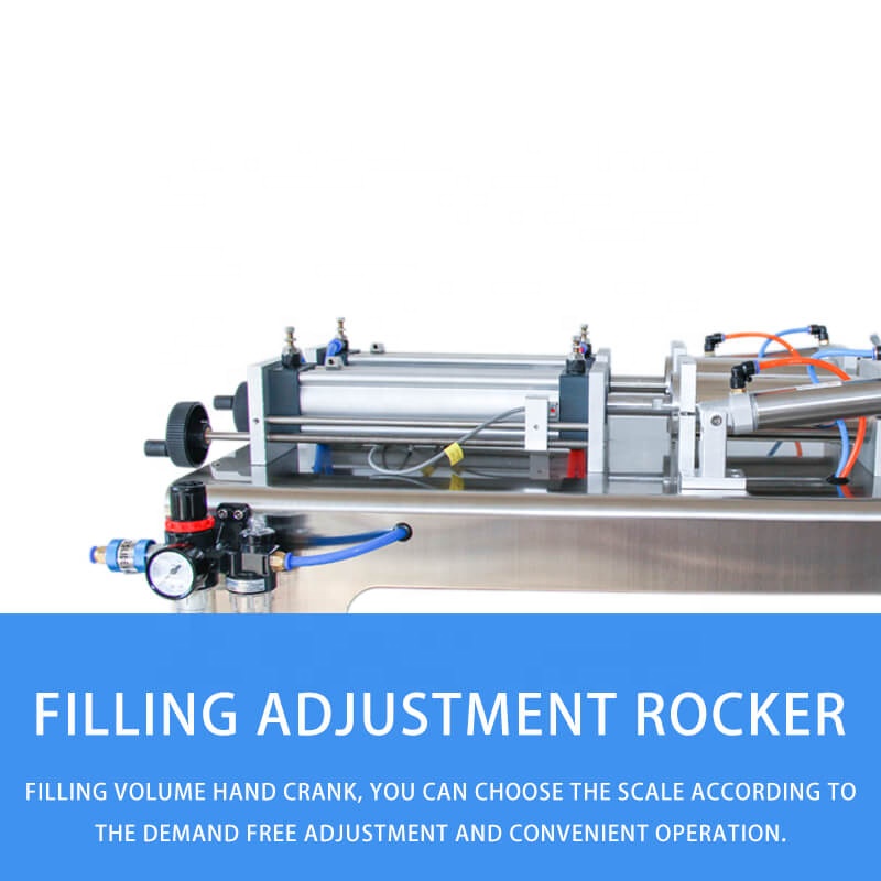 Semi-automatic double heads bottle liquid filling machine packing and filling machine