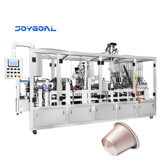 Automatic coffee capsule filling sealing bag packing cartoning machine