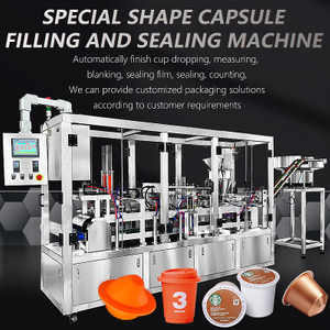High Speed Fully Automatic Small Scale Filling Nespresso Coffee Capsules Sealing Machine Capsule Coffee Packaging Machine