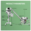 Semi Automatic Cosmetic Dry Powder Filling Machine Milk Sugar Coco Protein Powder Jar Can Auger Filler Small Bag Packing Machine