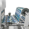 BHJ-8 automatic UV sterilization liquid solid particles juice water yongurt cup sealing and filling machine