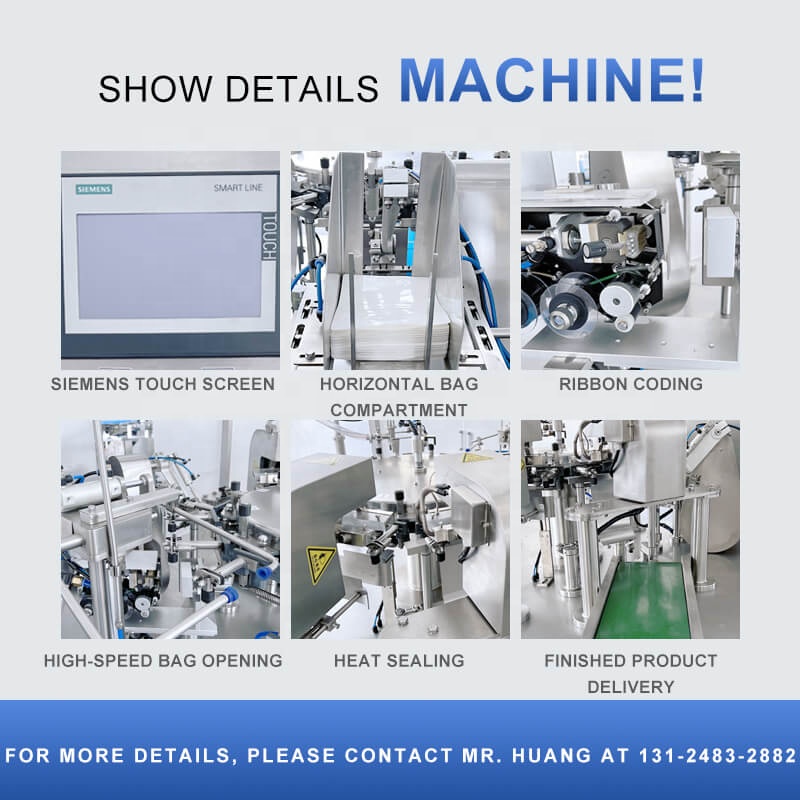 Automatic doypack pouch cosmetic chili tomato sauce cream paste fruit jam filling and sealing packing machine filler