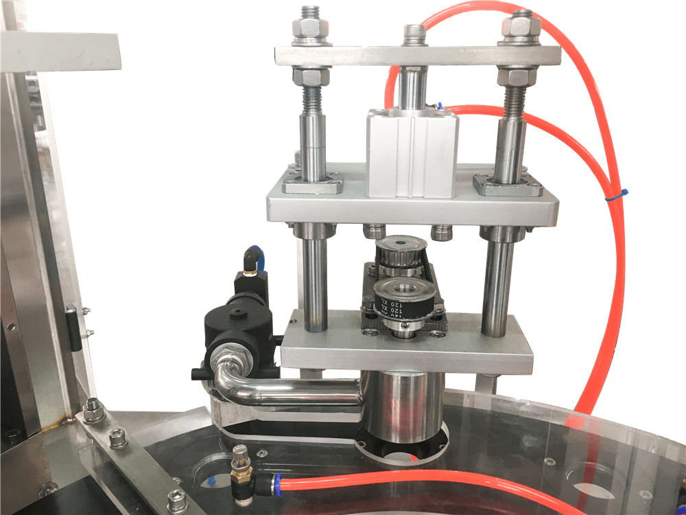 Rotary Automatic KFZ-1 Aluminum Nespresso Coffee Capsule Filling And Sealing Machine