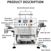Table top stainless steel semi automatic sandwich tray sealing machine sealer machine in China