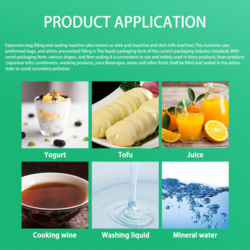 Automatic Egg Tofu Forming Bag Filling And Sealing Machine