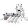 Semi Automatic 2/4/6 Nozzle Standing Spout Pouch Filling Capping Machine for Juice Milk Drinking Water Doypack Filling Machine